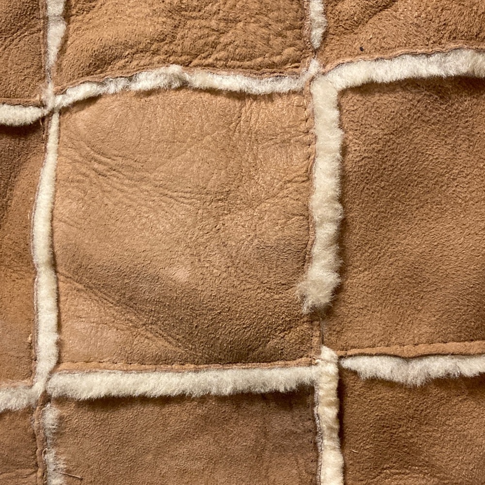 Vintage Gokey’s Suede Vest with Grid Pattern‎ L - Picture 4 of 6